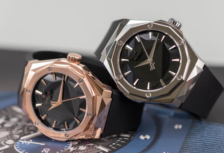 Réplica reloj Hublot Classic Fusion Orlinski Titanio y King Gold 40m